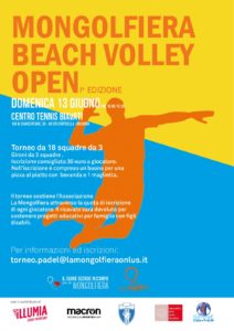 La mongolfiera onlus torneo beach volley open 2021
