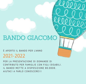 Bando giacomo 2021 2022 la mongolfiera onlus contributi famiglie disabili img